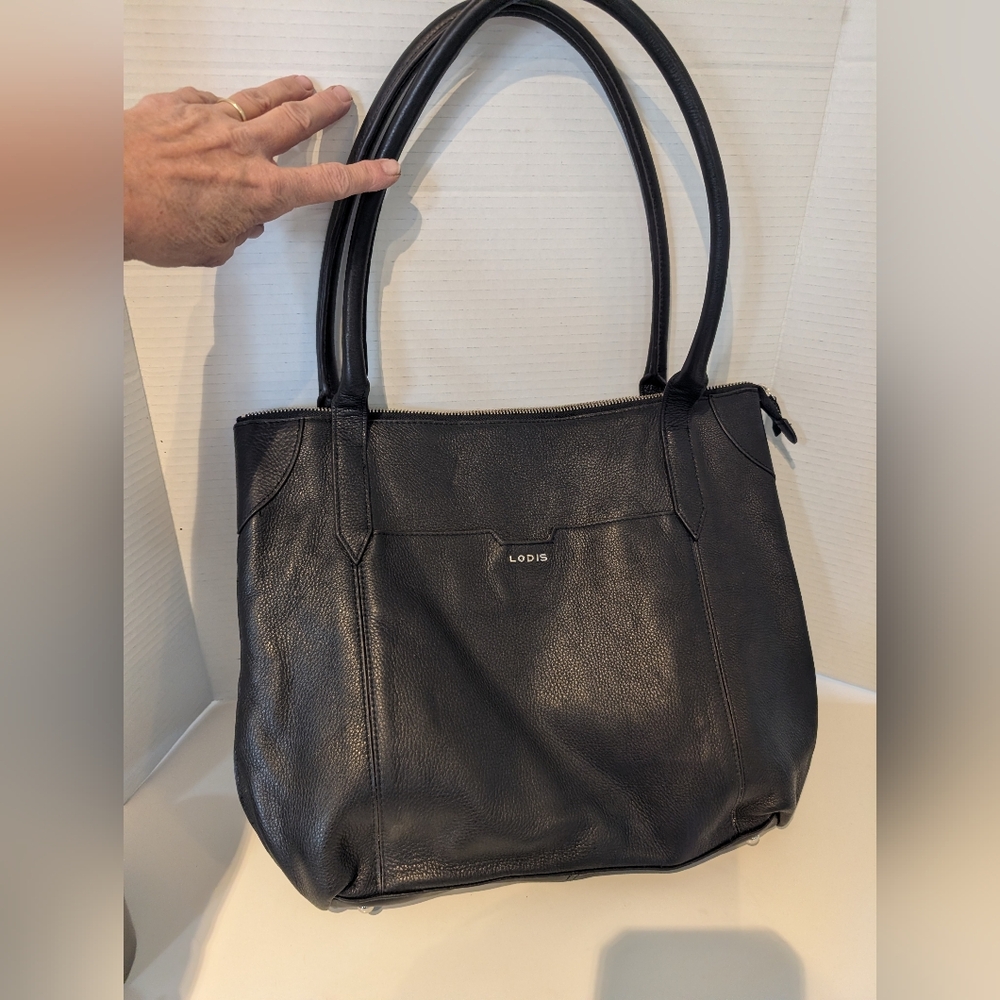 LODIS‎ Black Leather Bag